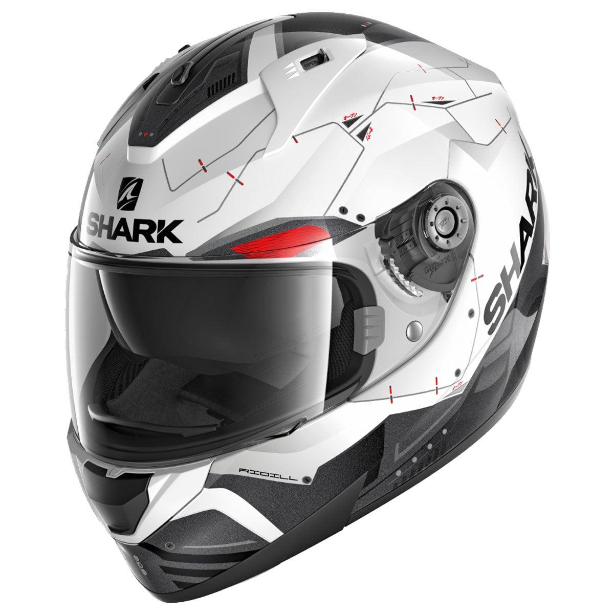 Shark Ridill 1.2 Helmet Mecca WKR - White - Browse our range of Helmet: Full Face - getgearedshop 