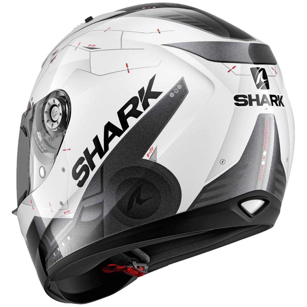 Shark Ridill 1.2 Helmet Mecca WKR - White - Browse our range of Helmet: Full Face - getgearedshop 