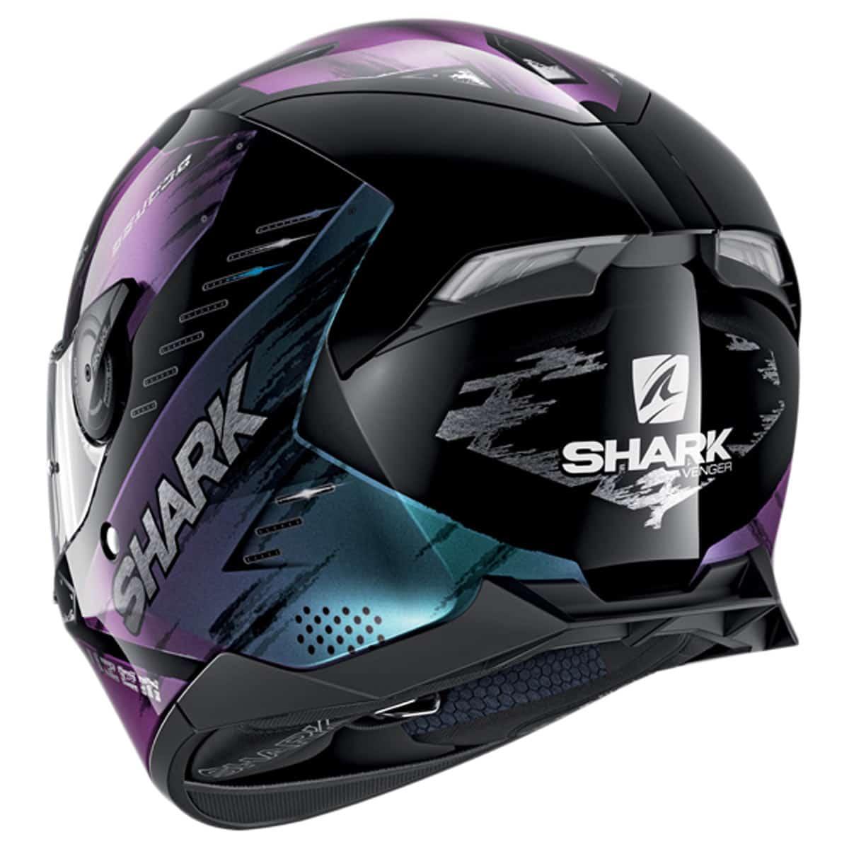 Shark Skwal 2 Venger Helmet KXK - Purple Black - getgearedshop