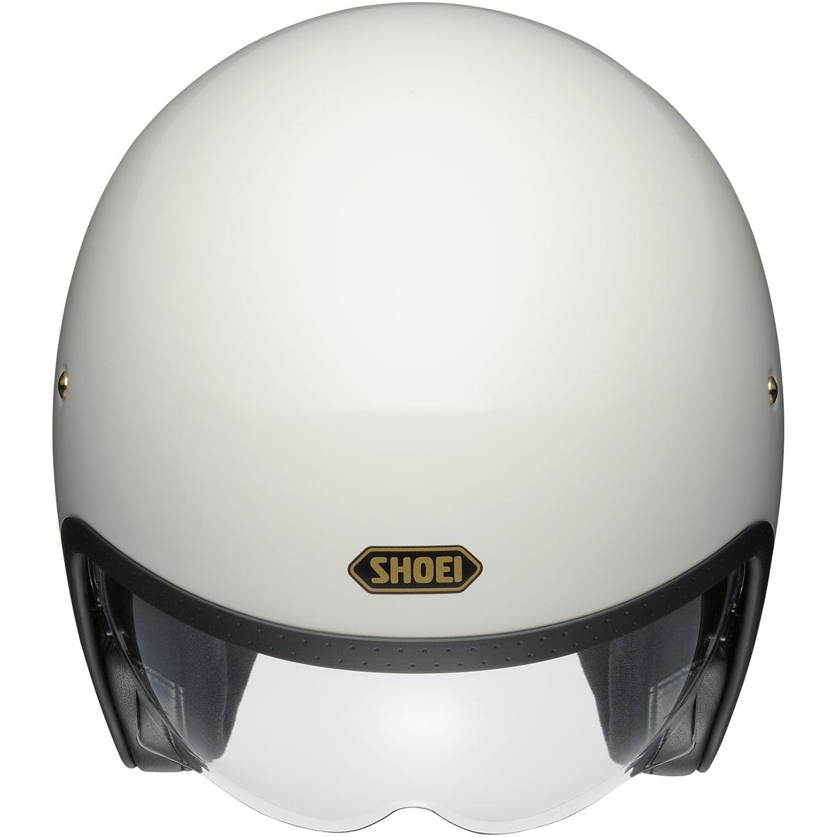 Shoei J-O Open Face Helmet - White - Browse our range of Helmet: Open Face - getgearedshop 