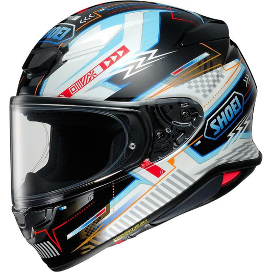 Shoei NXR 2 Arcane TC10 Helmet - Black White Blue - Browse our range of Helmet: Full Face - getgearedshop 
