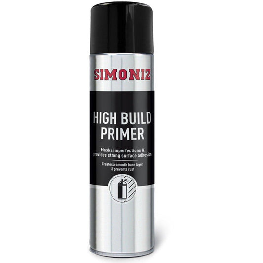 Simoniz High Build Primer Spray Aerosol Can Car Motorcycle Silver - 500ml - Browse our range of Care: Paint - getgearedshop 