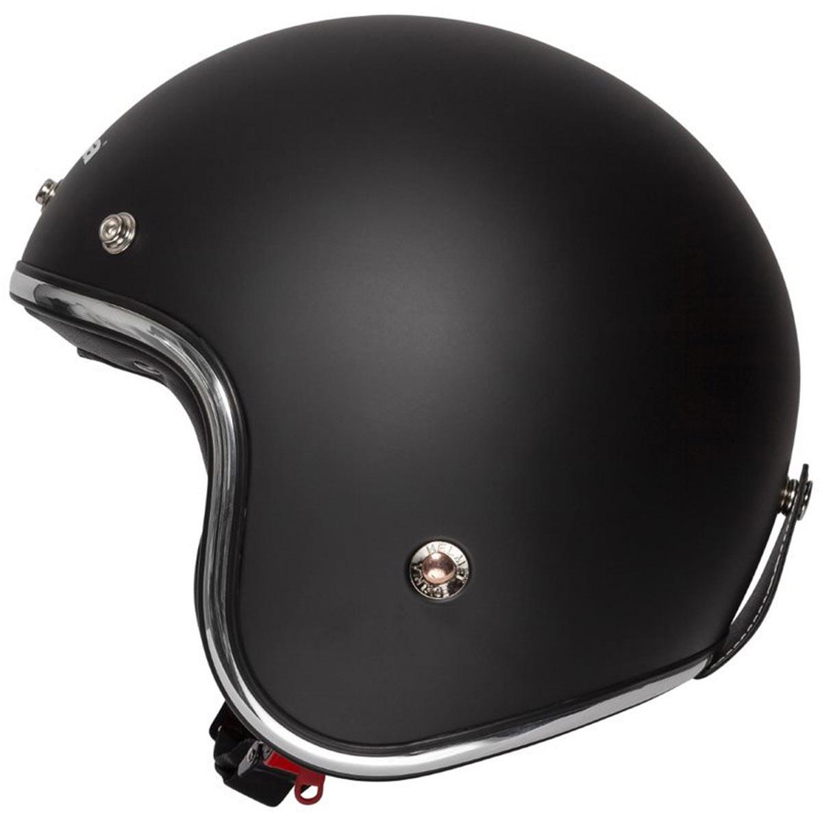 Spada Open Face Classic Helmet - Matt Black - Browse our range of Helmet: Open Face - getgearedshop 