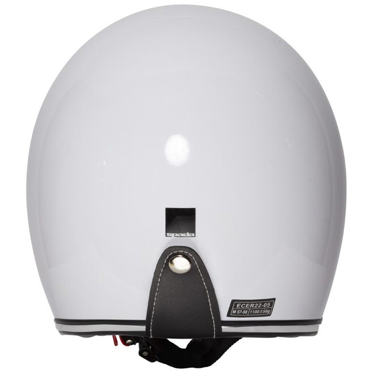 Spada Open Face Classic Helmet - White - Browse our range of Helmet: Open Face - getgearedshop 