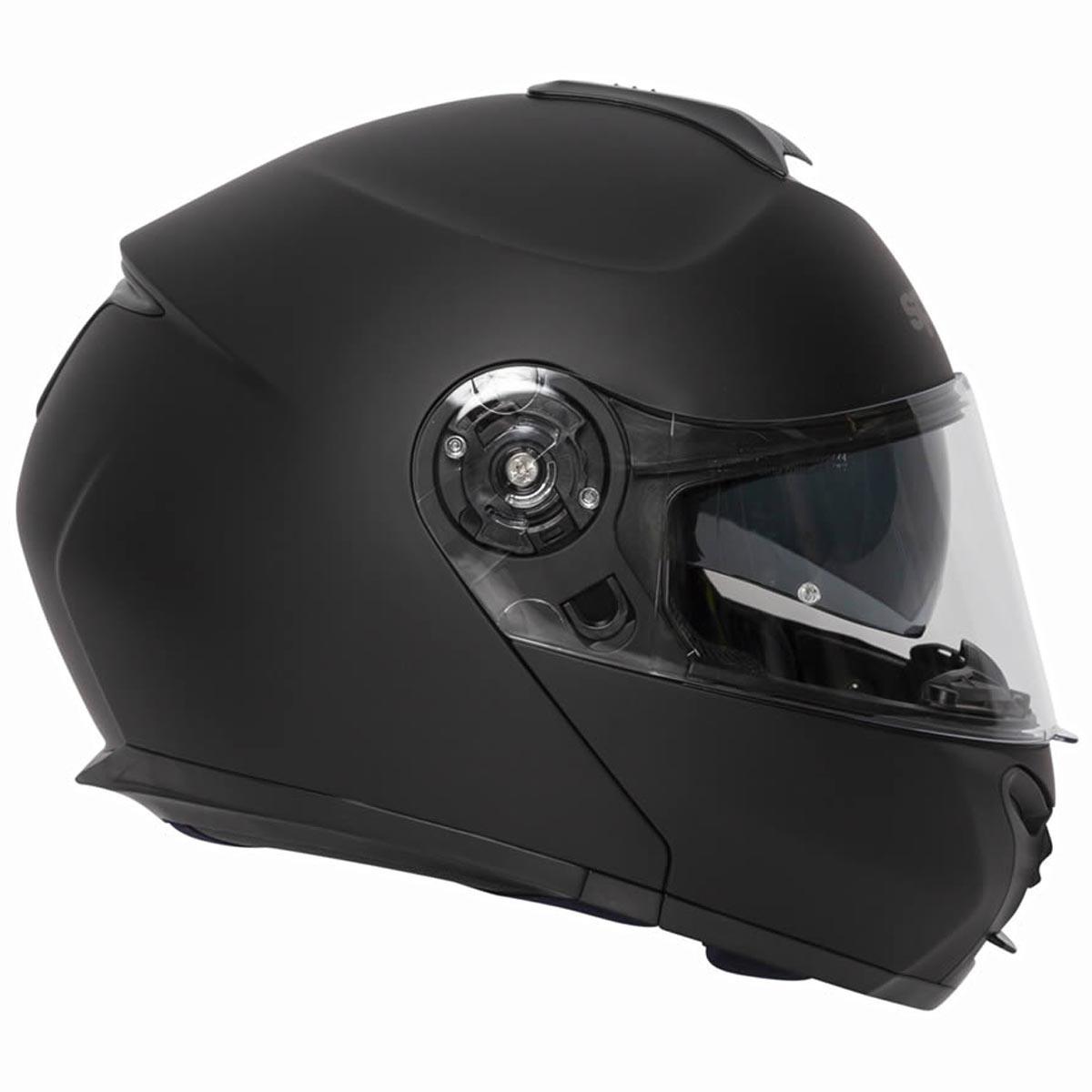 Spada Orion Flip Front Helmet - Matt Black - Browse our range of Helmet: Flip Up - getgearedshop 