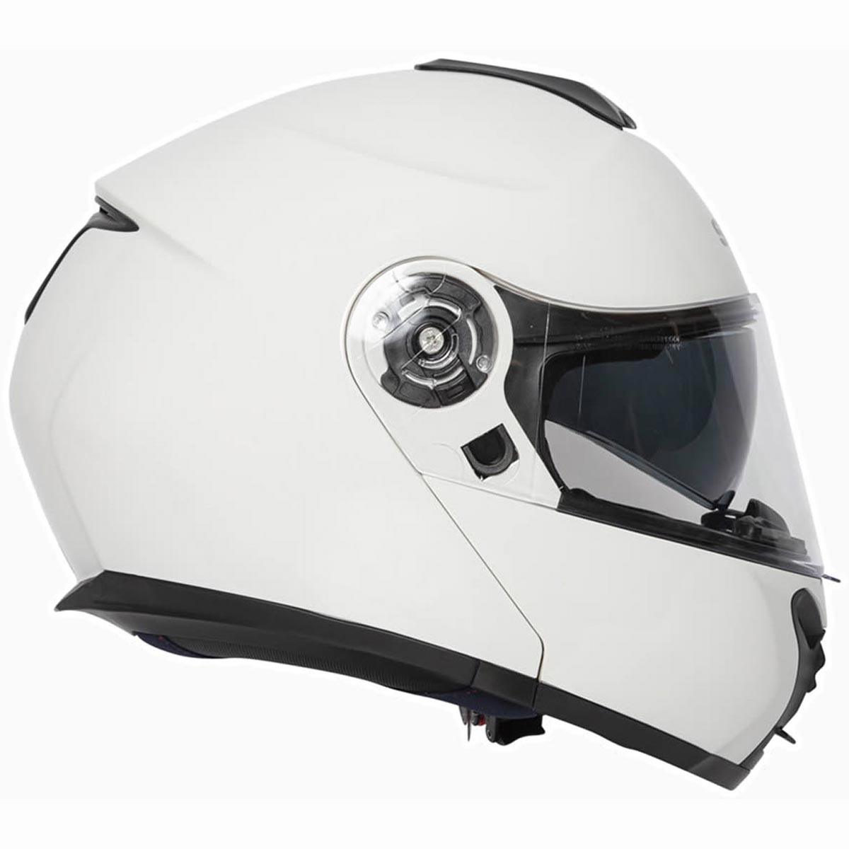 Spada Orion Flip Front Helmet - White - Browse our range of Helmet: Flip Up - getgearedshop 