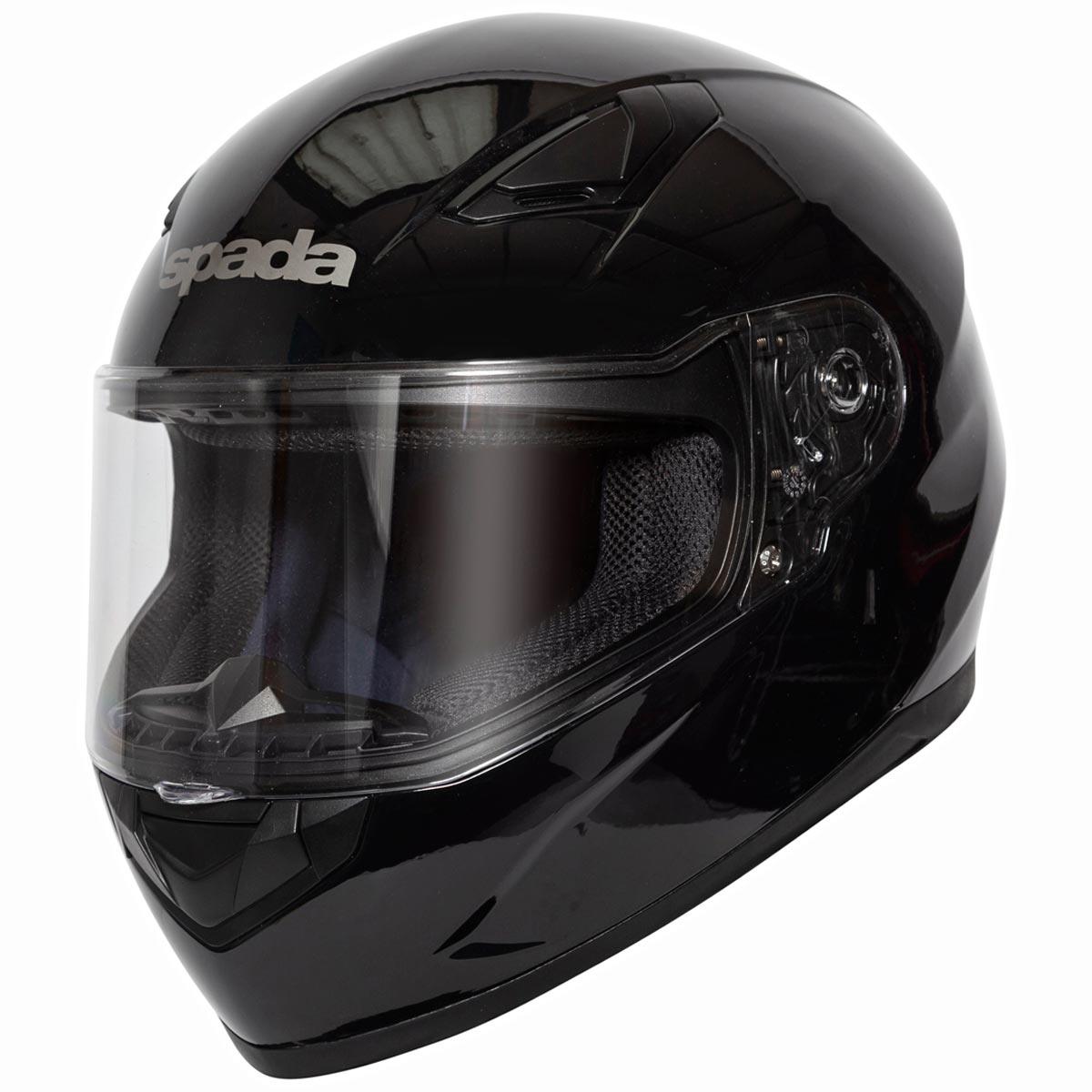 Spada Raiden Helmet - Black - Browse our range of Helmet: Full Face - getgearedshop 