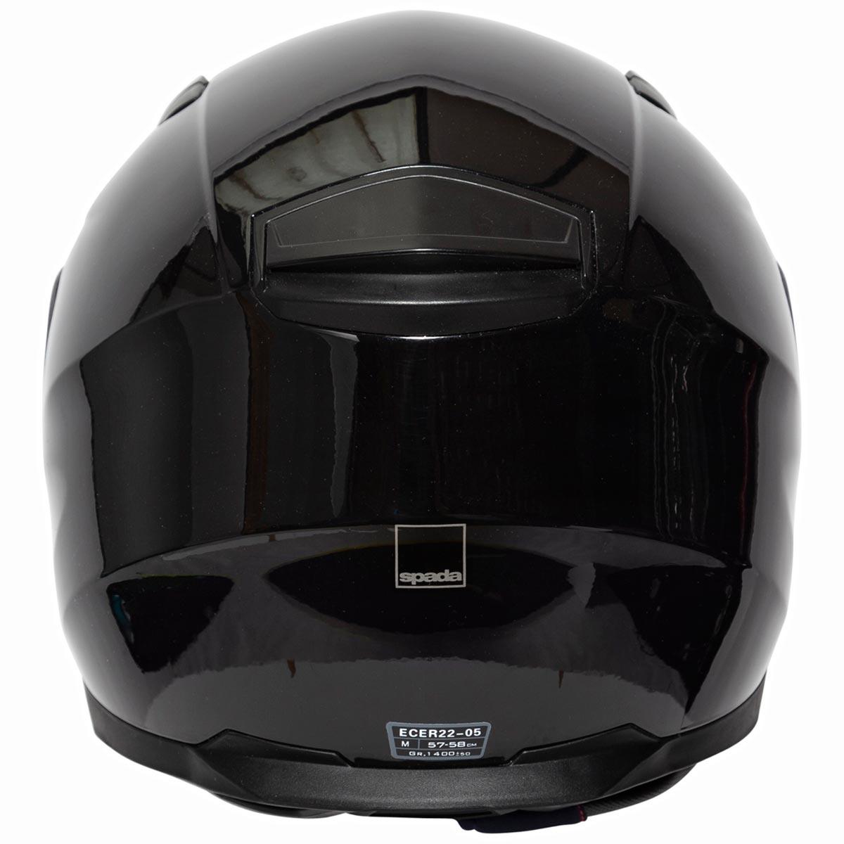 Spada Raiden Helmet - Black - Browse our range of Helmet: Full Face - getgearedshop 