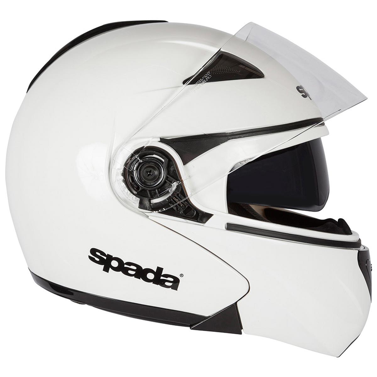 Spada Reveal Helmet - White - Browse our range of Helmet: Flip Up - getgearedshop 