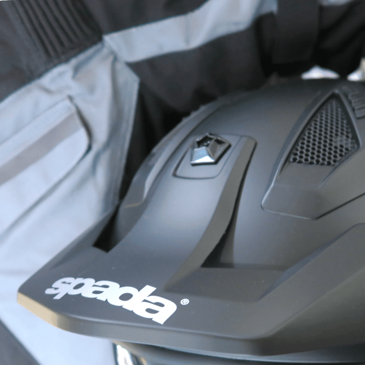 Spada Storm Helmet - Matt Black - Browse our range of Helmet: Open Face - getgearedshop 