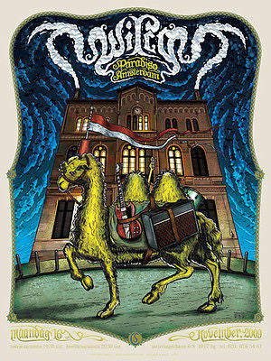 ORIGINAL MINT 2009 WILCO PARADISO AMSTERDAM HOLLAND SHOW POSTER MIKE SAPUTO JC67