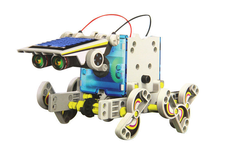 build your own solar robot 14 in 1