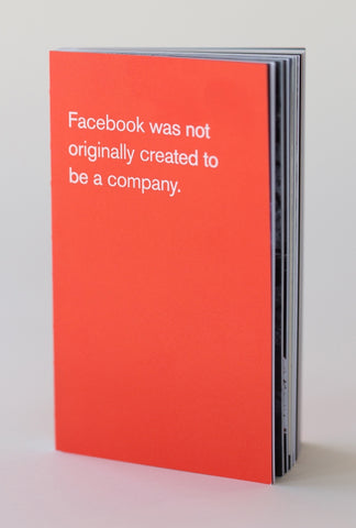 Facebook's Little Red Book