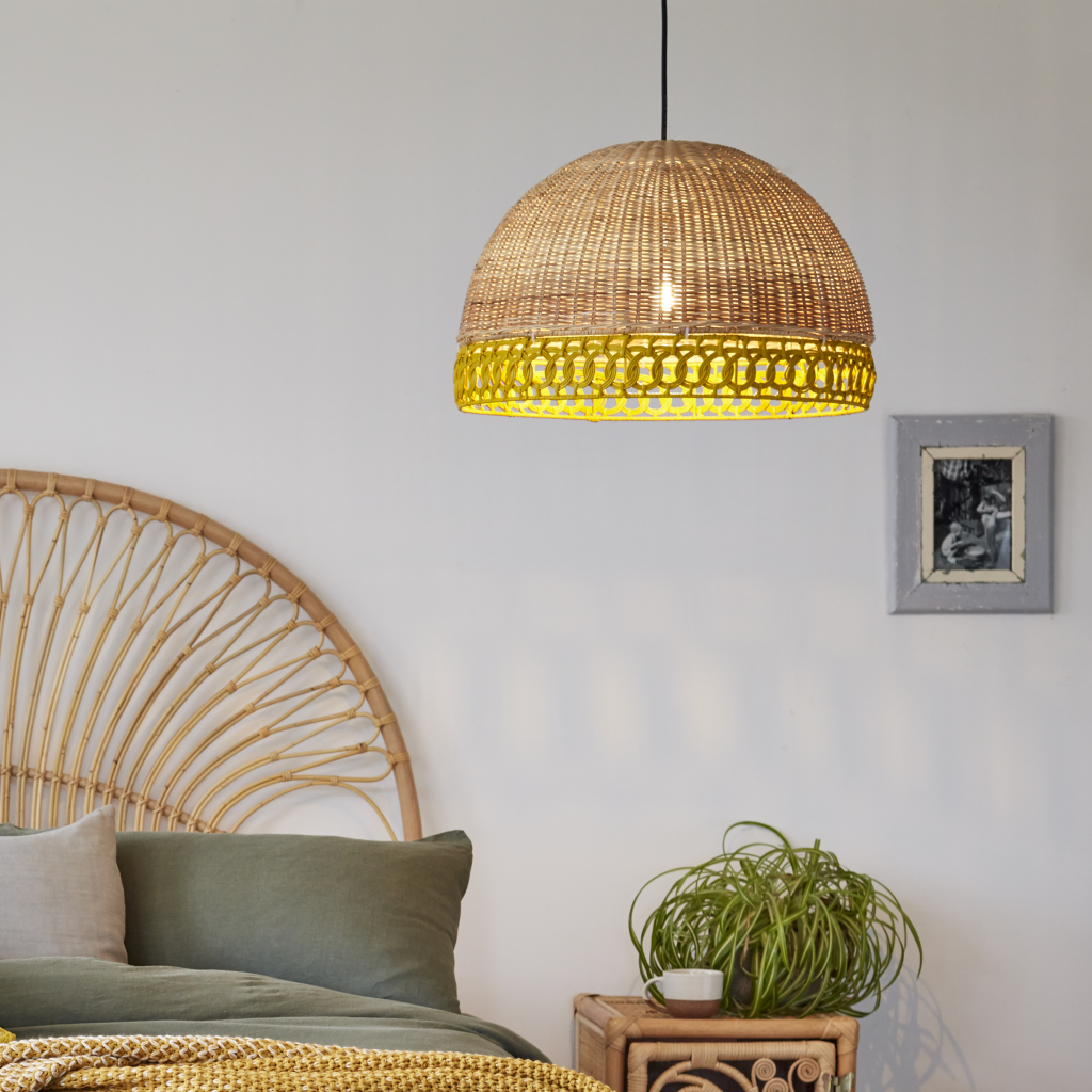 mustard yellow pendant light