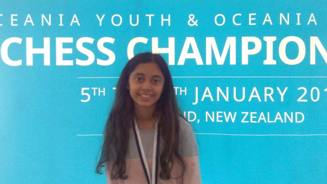 Nadia Braganza at Oceania Chess Championship