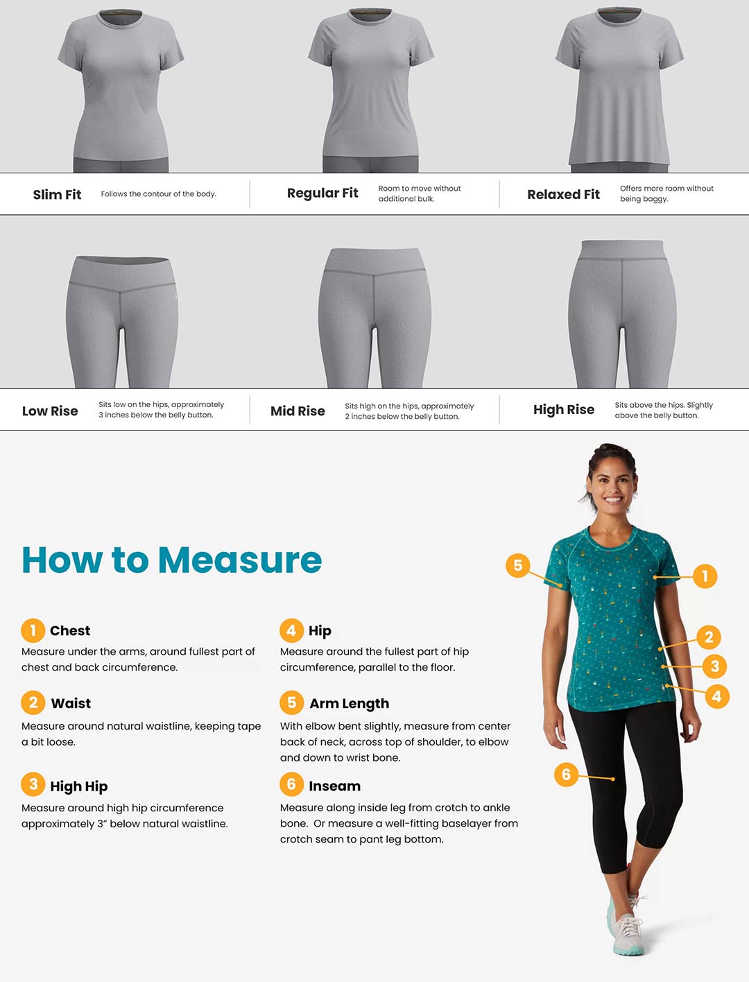 Smartwool Women's Apparel Size Guide