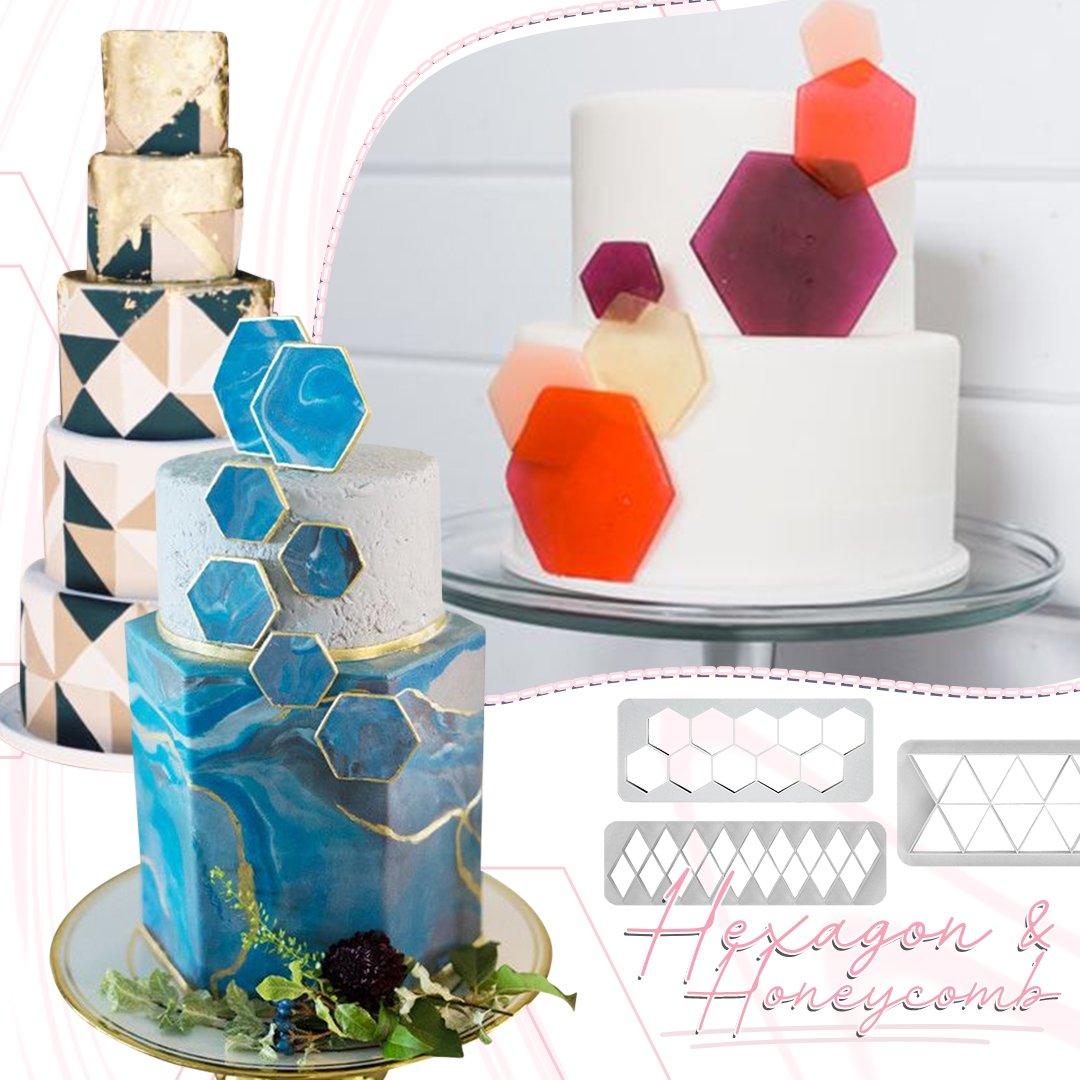 Geometric Figure Cake Multicutter (3 Sizes Set) - Axelwell