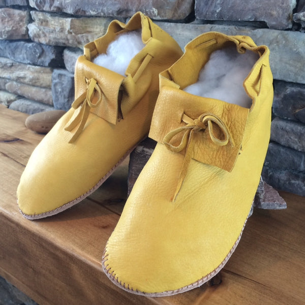 elk hide slippers