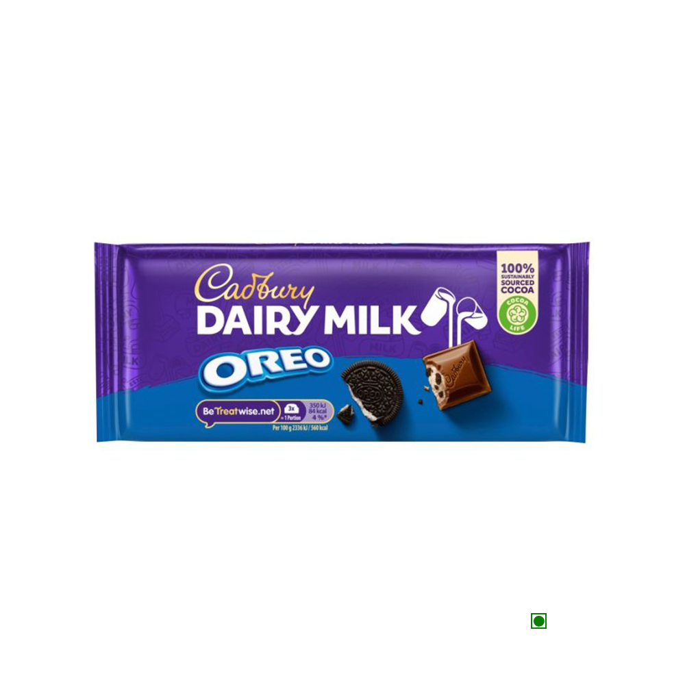 Cadbury Dairy Milk Chocolate With Oreo Bar 120g – Cococart India