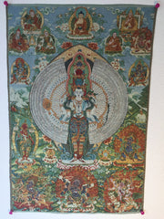 buy Tibetan tapestry for happiness at www.explosionluck.com