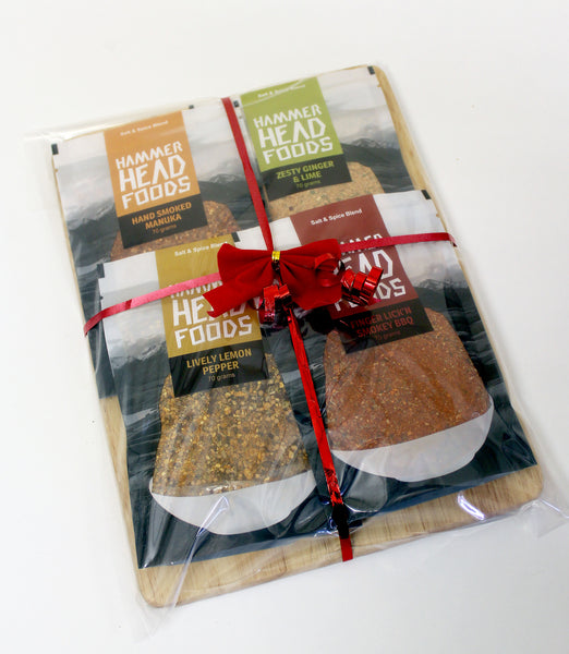 Gift Pack - Salt and Spice Collection with Chopping Board