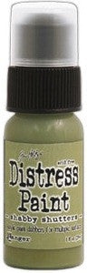 Ranger Tim Holtz Distress Paint 1oz Bottle - Shabby Shutters