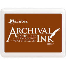 Ranger- Archival Jumbo XL Ink Pad #3 - Sepia