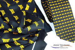 Custom logo scarves and logo ties for Clubs, Organizations and Corporations: Consult ANNE TOURAINE Custom Scarves & Ties