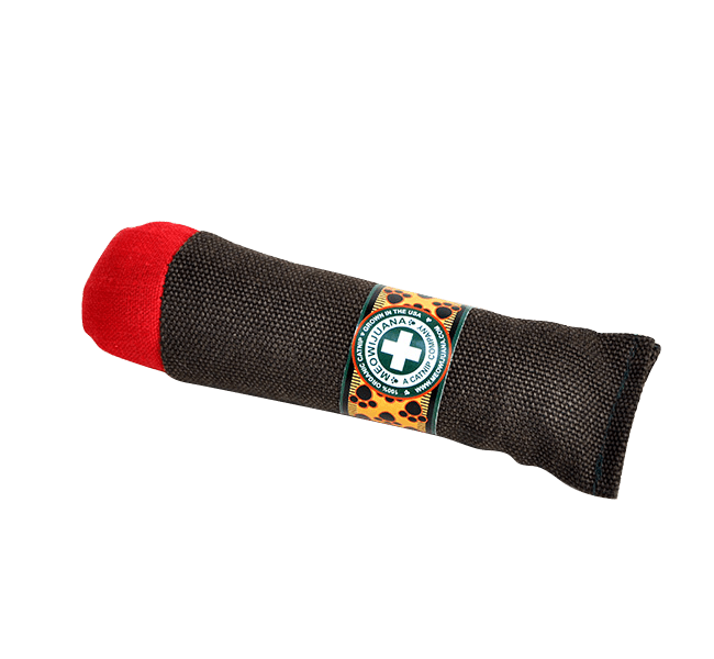 Red Catnip Spliff - Catnip & Valerian Root Filled Toy