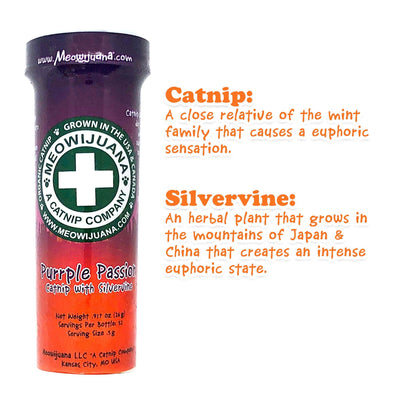 Purrple Passion - Silvervine & Catnip Blend