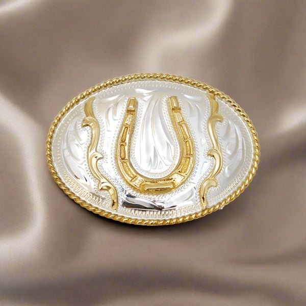 horseshoe belt buckle