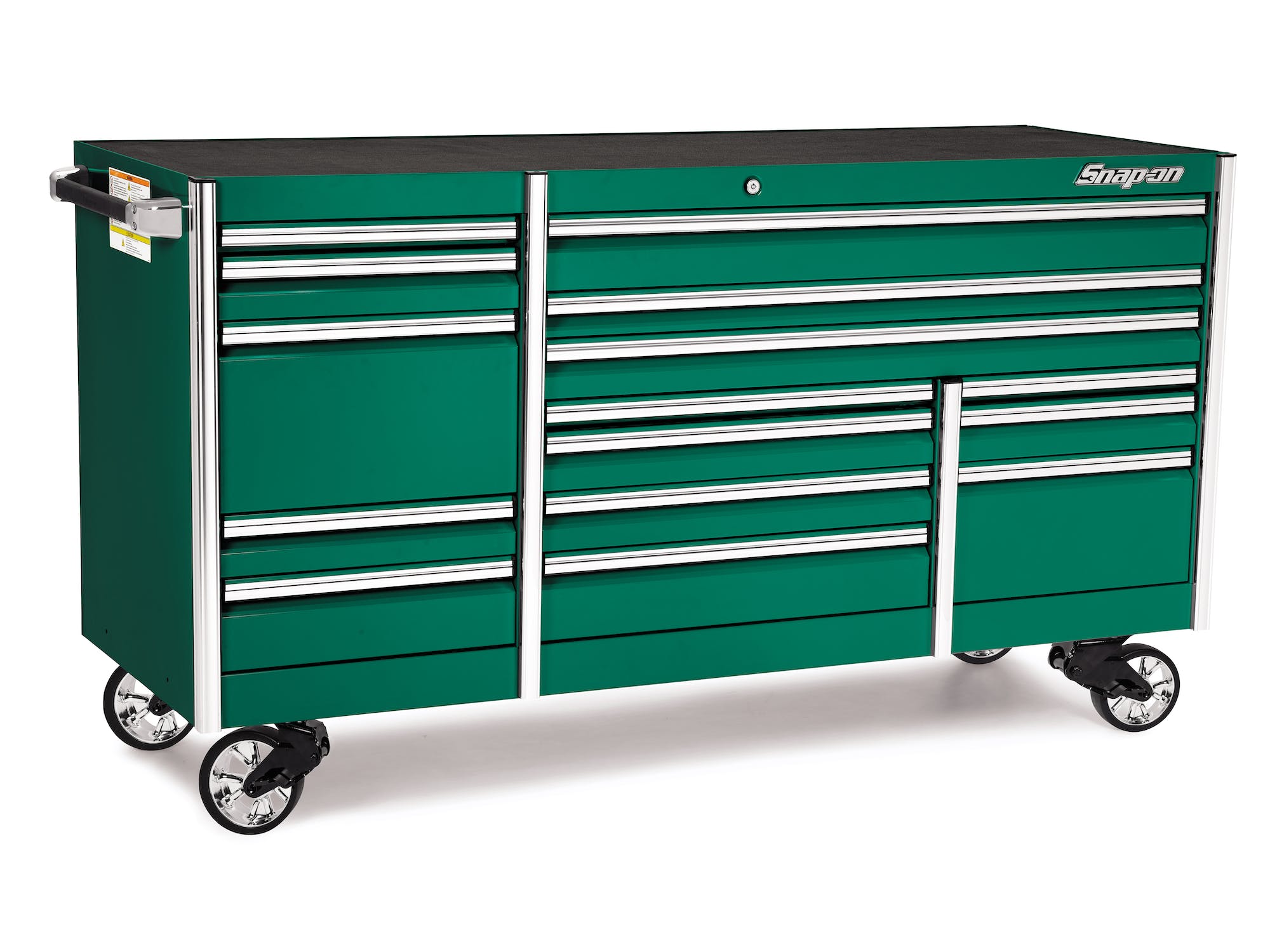 84" 15drawer Triplebank Epiq™ Series Roll Cab With Powerdrawer (teal