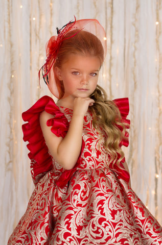 Couture Girls Holiday Dress from Itty Bitty Toes / ittybittytoes.com