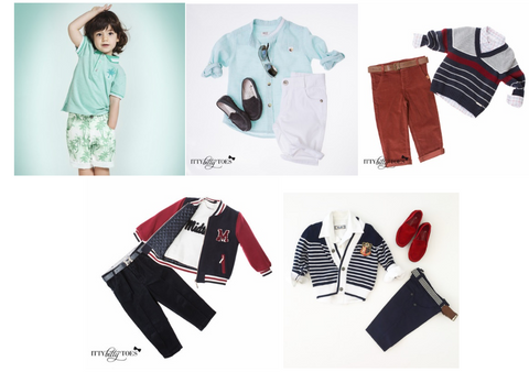 clothing for boys of ages 0-7 years