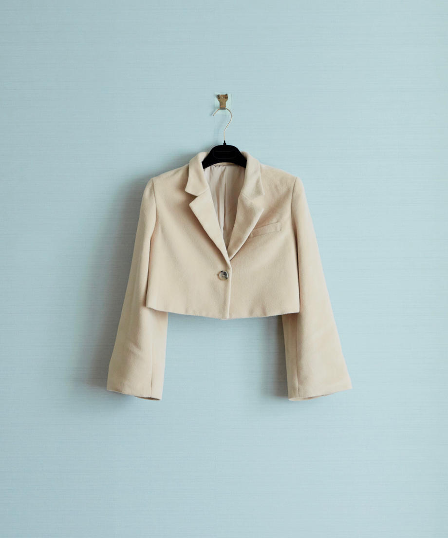 SET-UP SHORT JACKET (BEIGE)