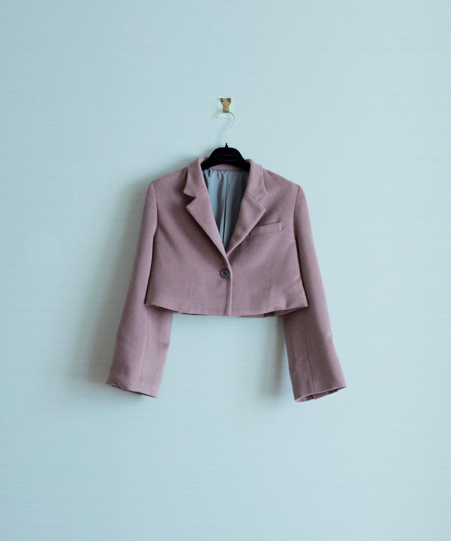 SET-UP SHORT JACKET (PINK)