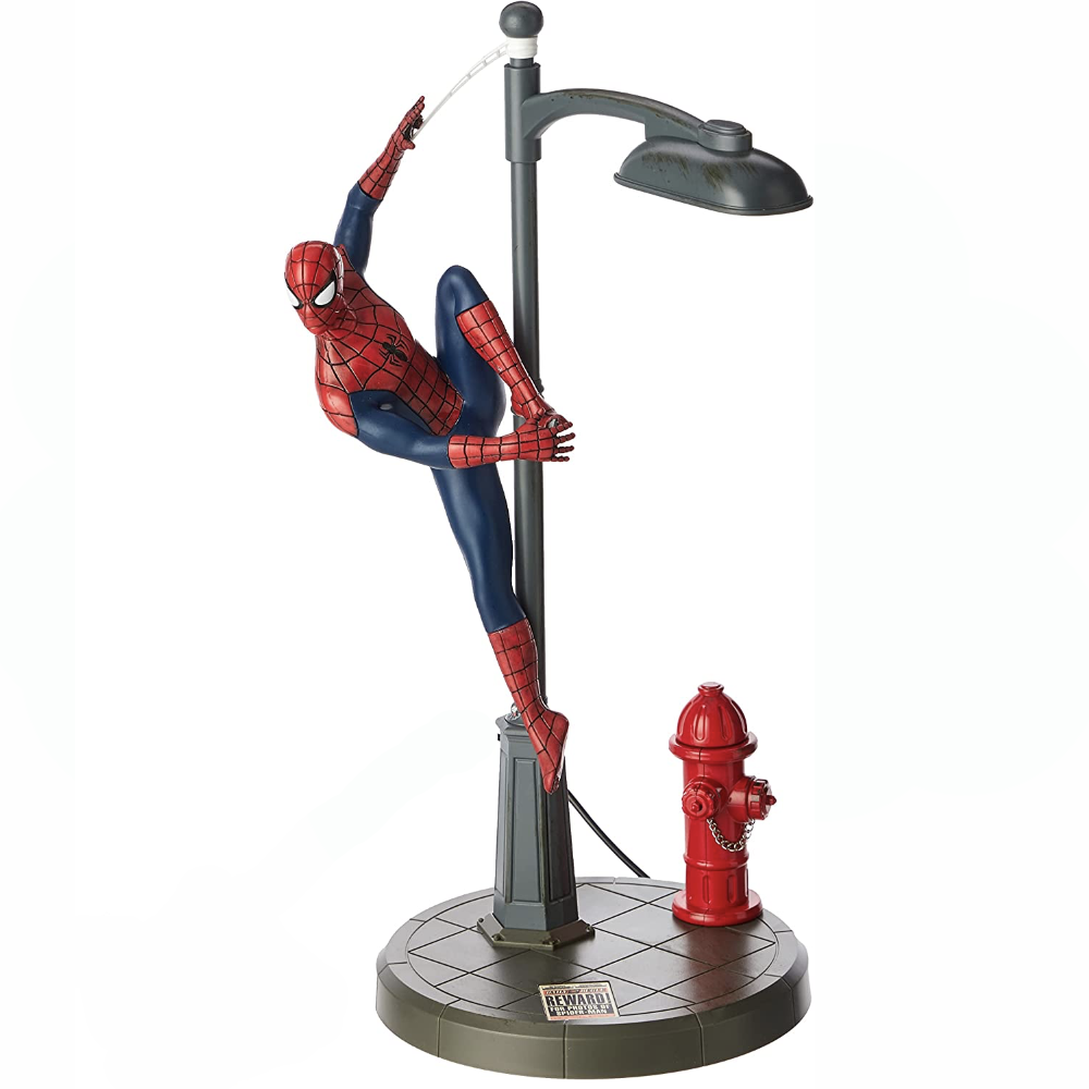 cowboy magnifiek mouw Paladone Spiderman Lamp, Spidey Table Lamp Licensed Marvel Comics Merc –  Game Bros LB