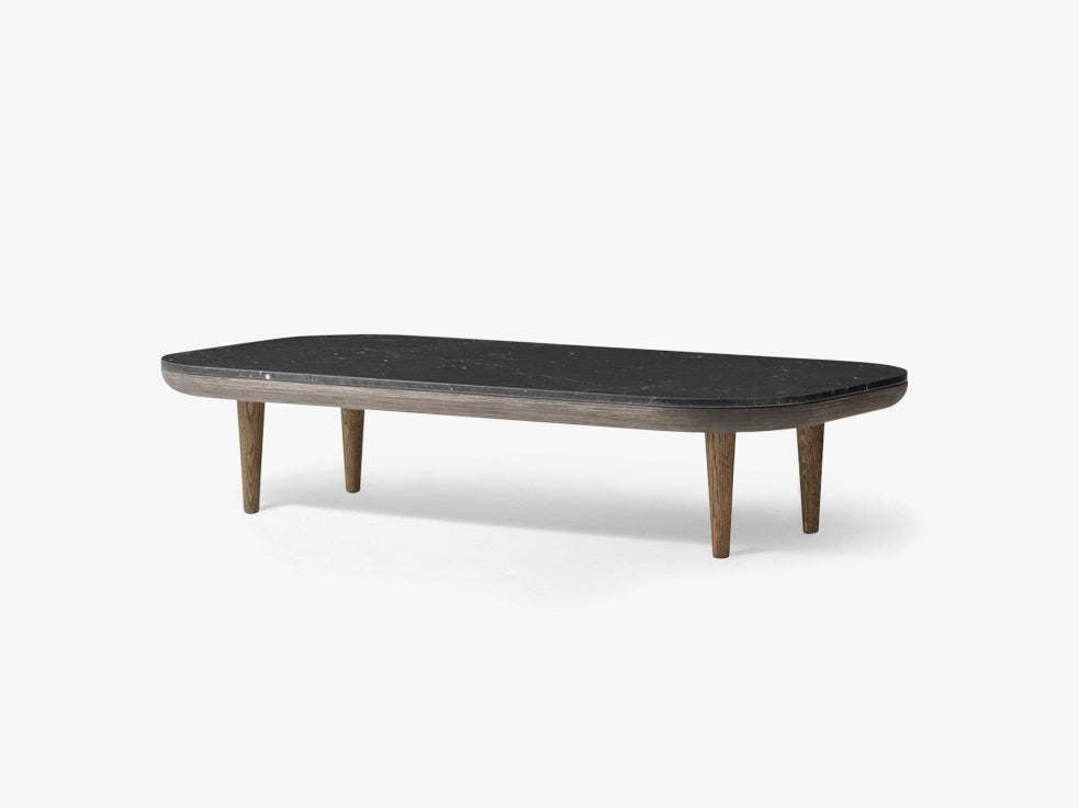 Fly table SC5 smoked oak - Honed Nero Marquina - sofabord fra – Moodings