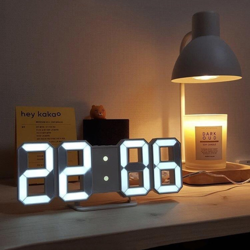 Eik Voorschrijven pianist LED Digital Alarm Clock – ZILVER HOME AMSTERDAM