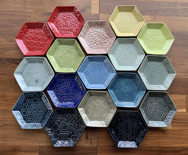 Patchwork Pottery Plates