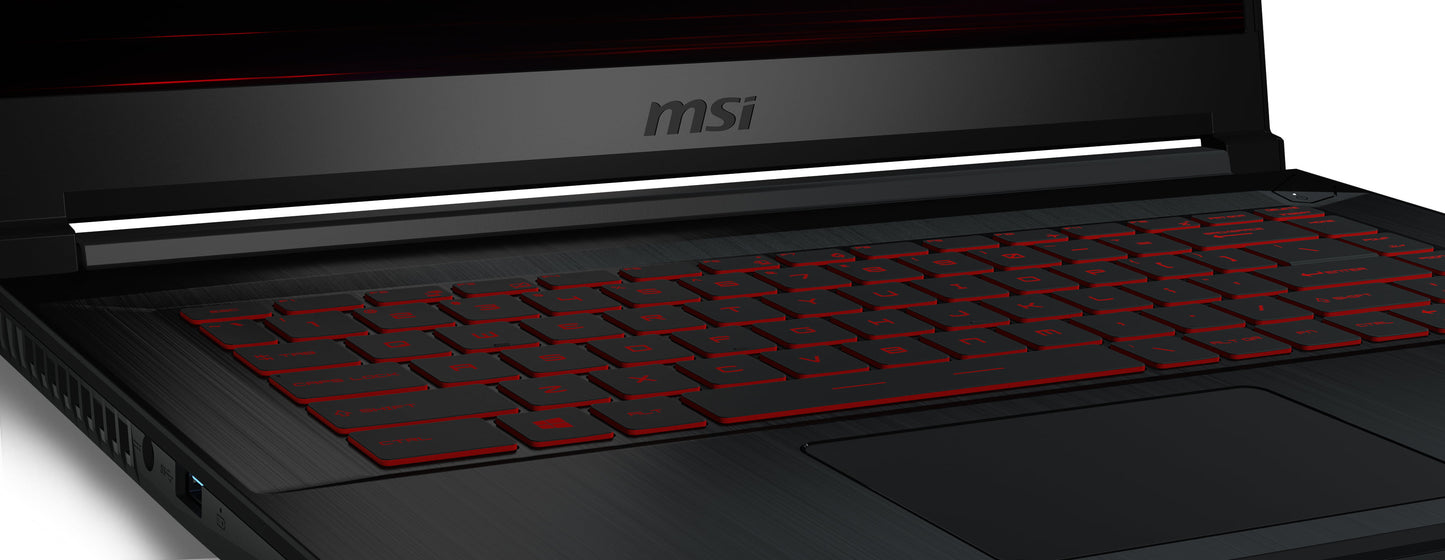 MSI GF63 Thin 11UC-692 15.6" Gaming Laptop, 144Hz, Intel Core i5-11400H, NVIDIA GeForce RTX 3050, 8GB Memory, 512GB NVMe SSD, Windows 11