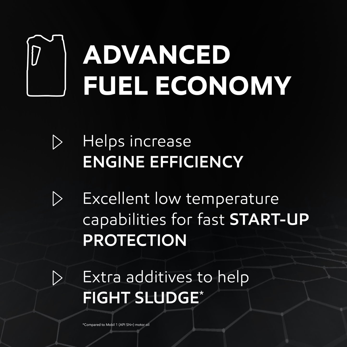 Mobil 1 Advanced Fuel Economy Full Synthetic Motor Oil 0W-16, 5 qt (3 Pack)