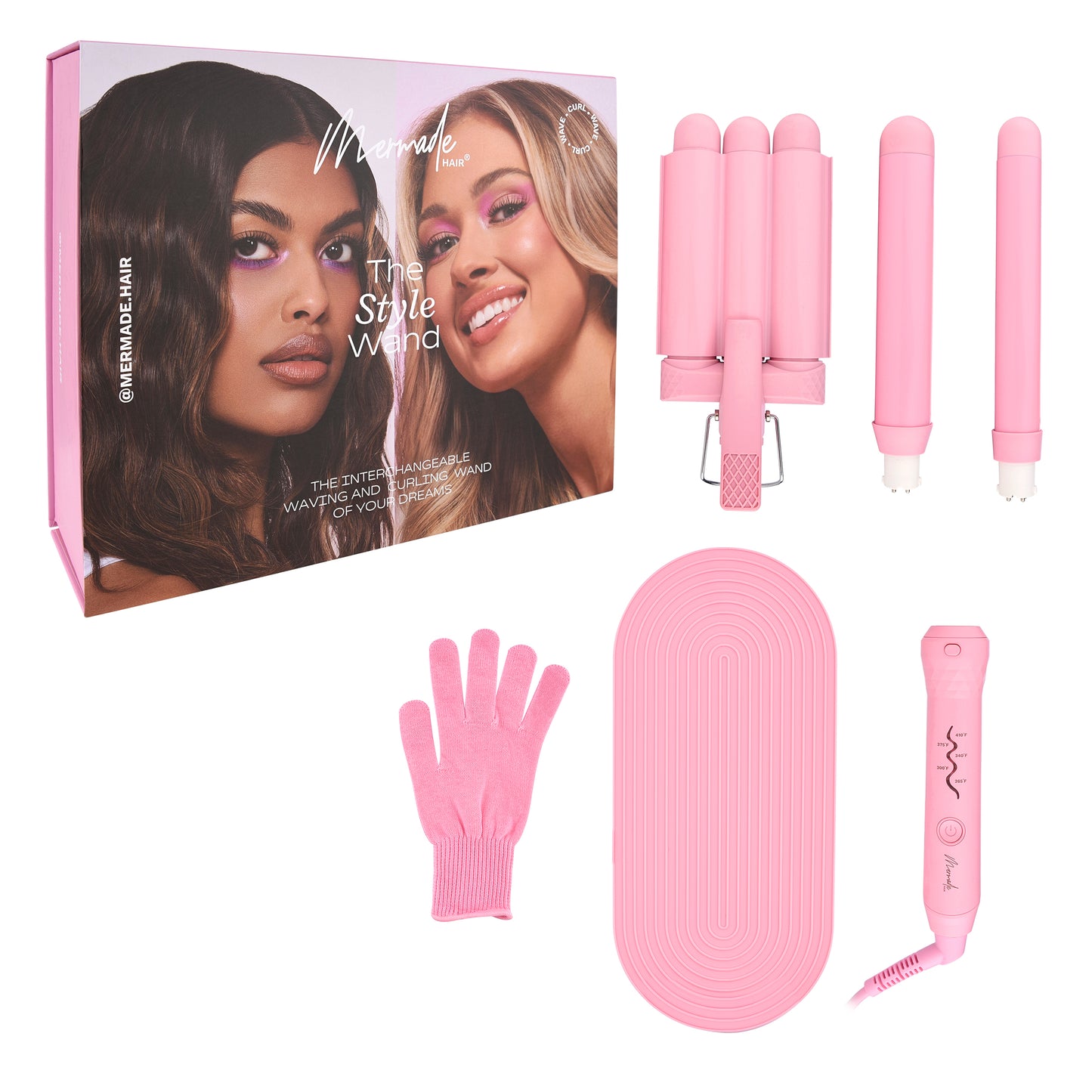 Mermade Hair Mermade The Style Wand - Pink