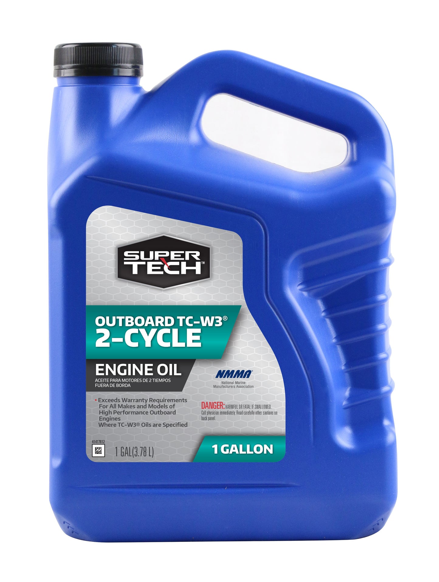 Super Tech TC-W3 Outboard 2 Cycle Engine Oil, 1 Gallon