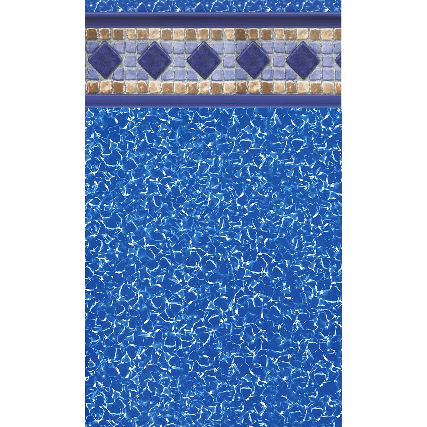 Swimline Sarasota Tile Oval Heavy Gauge Unibead Liner - 54-in
