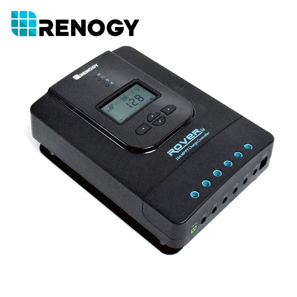 Renogy 24V / 20A MPPT Solar Renewable Energy Controller Parameter Adjustable LCD Display Solar Panel Regulator fit for Gel Sealed Flooded and Lithium Battery