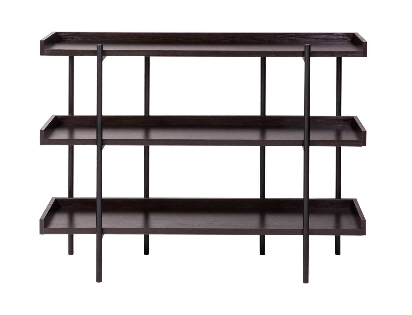 OneSpace 13.5"W x 47.25"D x 36.25"H 3-Shelf Unit, Espresso