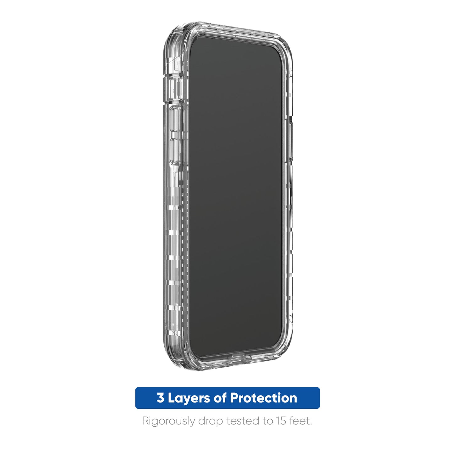 onn. Rugged Phone Case for iPhone 6 Plus, 7 Plus, 8 Plus, Clear