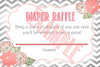 Baby Girl Shower Invitation Shabby Chic, Chevron Invitation Pink and Grey,