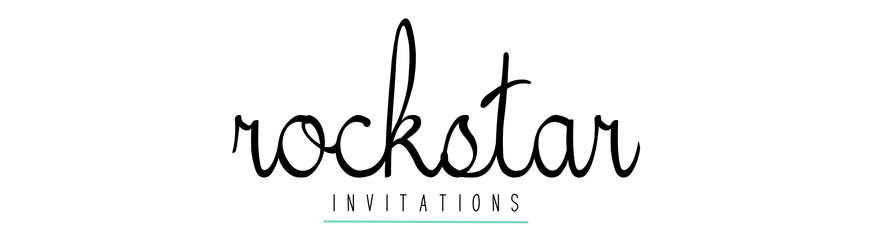 ROCKSTAR Invitations
